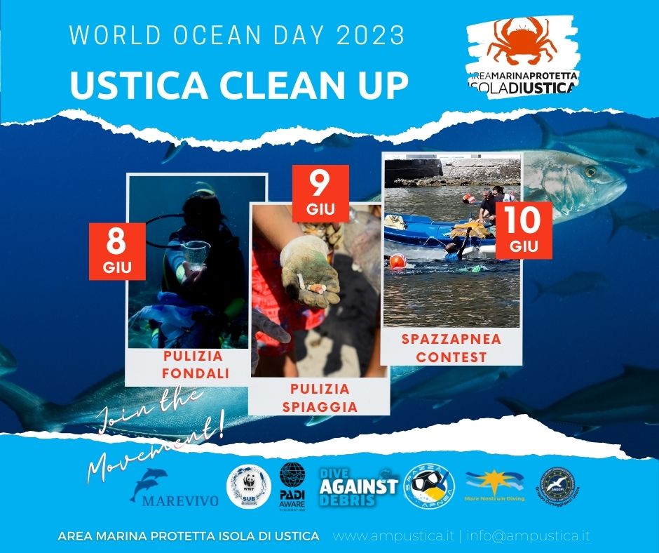 World Ocean Day 2023 Ustica Clean-up Weekend